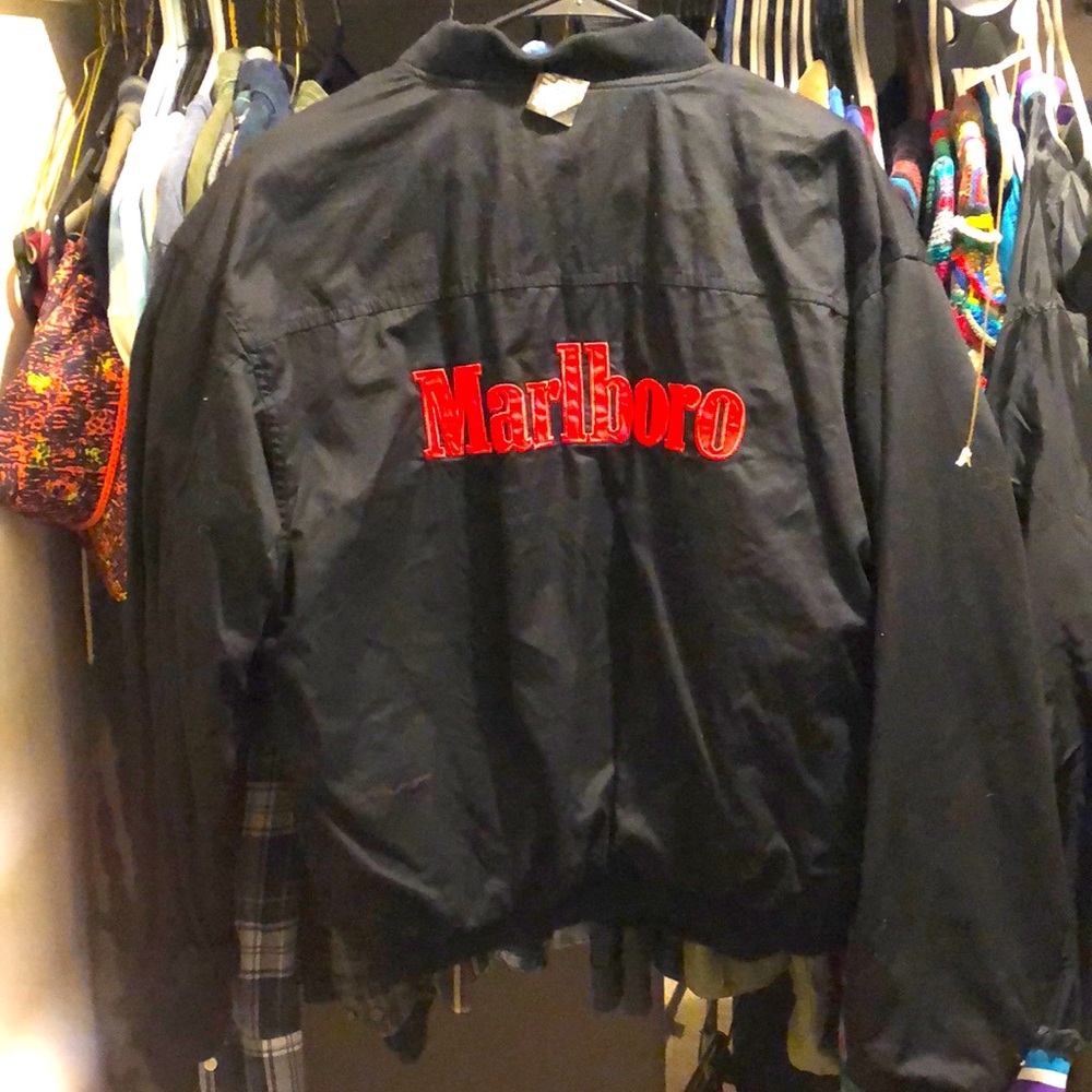 Marlboro Reversable Carhartt material full zip bomber